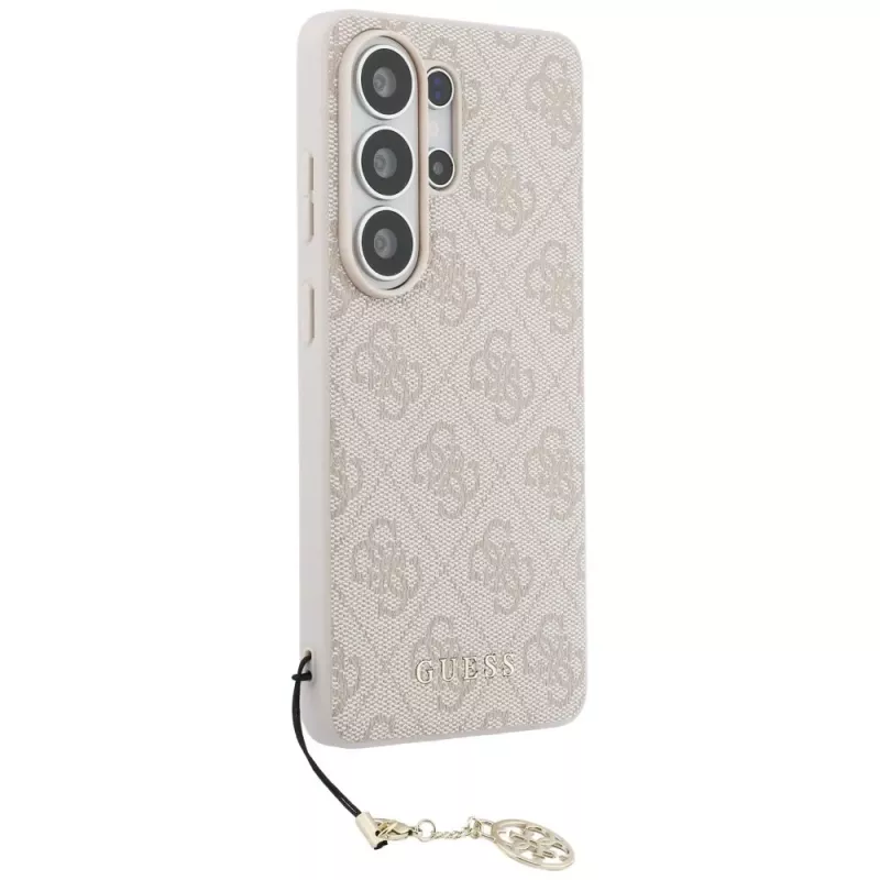 Guess 4G Classic Logo Charm MagSafe Case für Samsung Galaxy S26 Ultra (Pink)