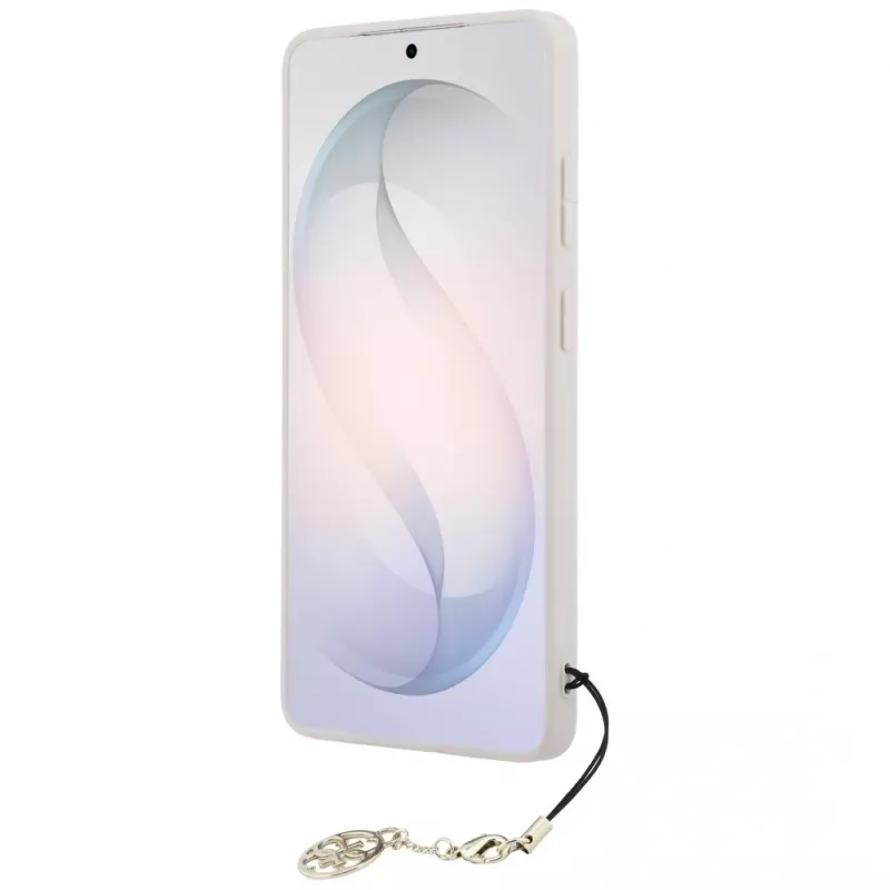 Guess 4G Classic Logo Charm MagSafe Case für Samsung Galaxy S26 Ultra (Pink)