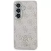 Guess 4G Big Rhinestone Triangle Strap MagSafe Phone Case & Lanyard Set for Samsung Galaxy S26, Pink