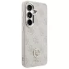 Guess 4G Big Rhinestone Triangle Strap MagSafe Phone Case & Lanyard Set for Samsung Galaxy S26, Pink
