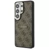 Guess 4G Embossed Ring MagSafe Case für Samsung Galaxy S26 Ultra (Braun)
