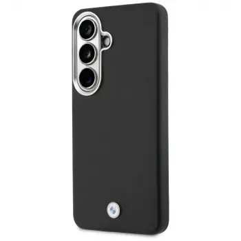 BMW Sign Metal Logo MagSafe Case für Samsung Galaxy S26 Schwarz