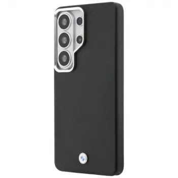 BMW Sign Metal Logo MagSafe Case für Samsung Galaxy S26 Ultra Schwarz