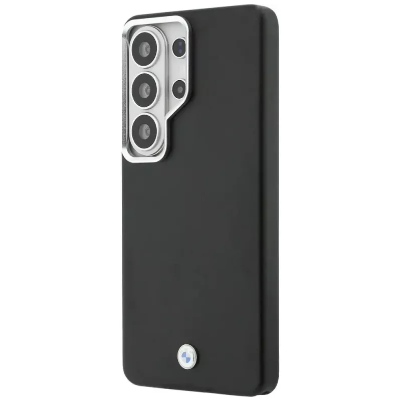 BMW Sign Metal Logo MagSafe Case für Samsung Galaxy S26 Ultra Schwarz