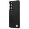 BMW Leder Hot Stamp MagSafe Case für Samsung Galaxy S26+ Schwarz