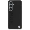 BMW Leder Hot Stamp MagSafe Case für Samsung Galaxy S26+ Schwarz