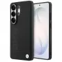 BMW Leder Hot Stamp MagSafe Case für Samsung Galaxy S26 Ultra Schwarz
