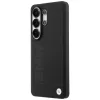 BMW Leder Hot Stamp MagSafe Case für Samsung Galaxy S26 Ultra Schwarz