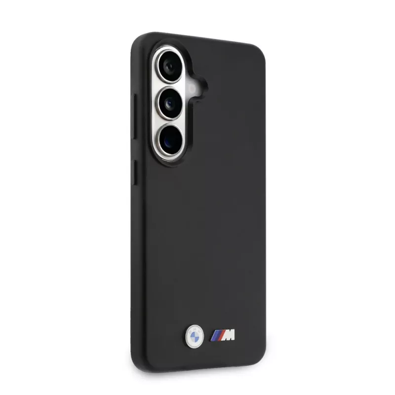 BMW M Metal Logo MagSafe Case für Samsung Galaxy S26 Schwarz