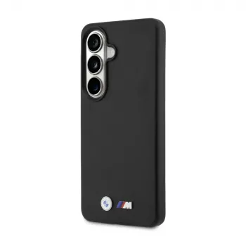 BMW M Metal Logo MagSafe Case für Samsung Galaxy S26+ Schwarz