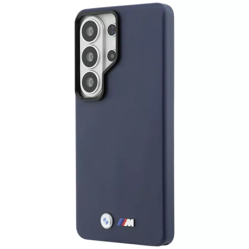 BMW M Metal Logo MagSafe Case für Samsung Galaxy S26 Ultra Navy Blue