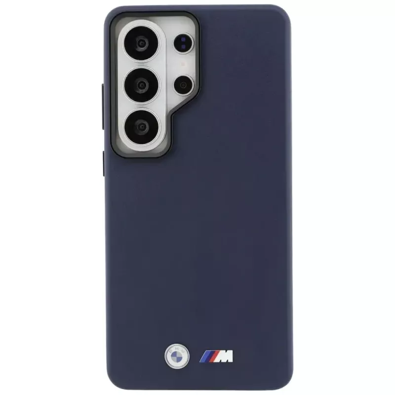 BMW M Metal Logo MagSafe Case für Samsung Galaxy S26 Ultra Navy Blue