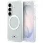 BMW IML Shockproof Metal Logo MagSafe Case für Samsung Galaxy S26 Transparent