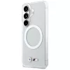 BMW IML Shockproof Metal Logo MagSafe Case für Samsung Galaxy S26 Transparent