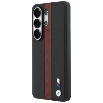 BMW Perforated Stripe Logo MagSafe Case für Samsung Galaxy S26 Ultra Rot