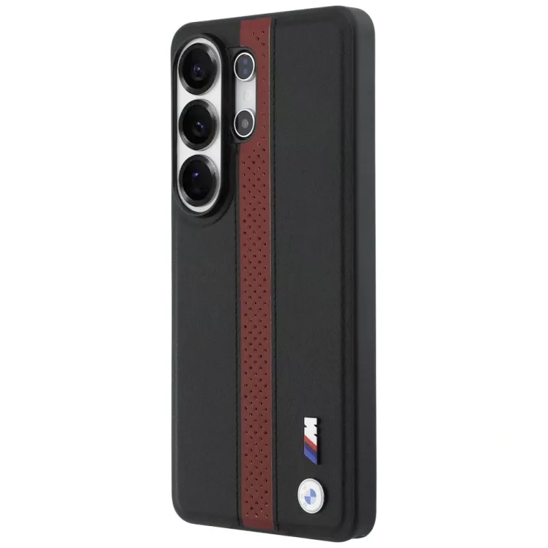 BMW Perforated Stripe Logo MagSafe Case für Samsung Galaxy S26 Ultra Rot