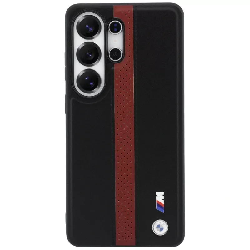BMW Perforated Stripe Logo MagSafe Case für Samsung Galaxy S26 Ultra Rot