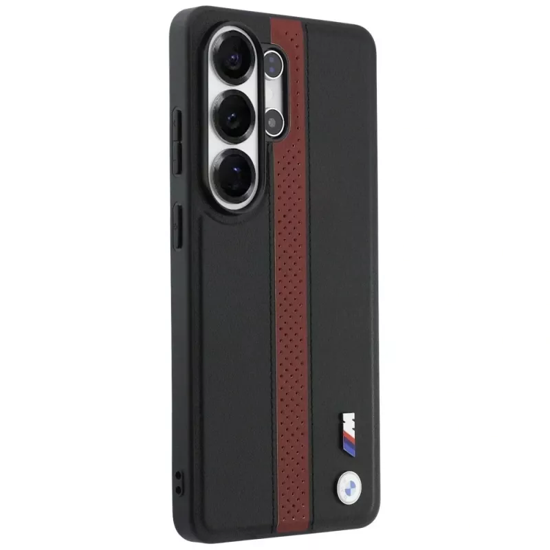 BMW Perforated Stripe Logo MagSafe Case für Samsung Galaxy S26 Ultra Rot