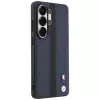 BMW Perforated Stripe Logo MagSafe Case für Samsung Galaxy S26 Ultra - Navy Blue