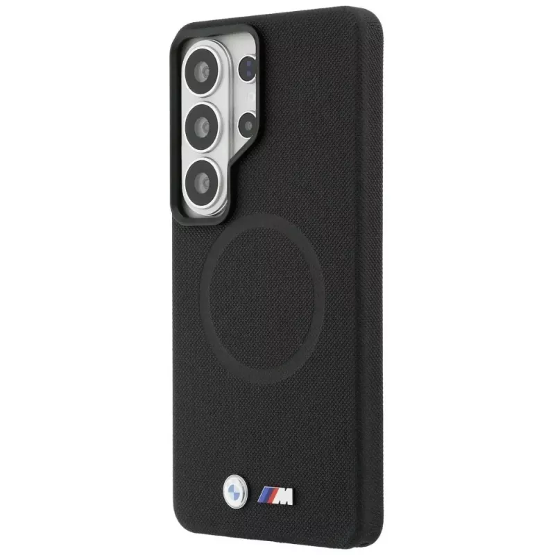 BMW M Metal Logo MagSafe Case für Samsung Galaxy S26 Ultra Schwarz