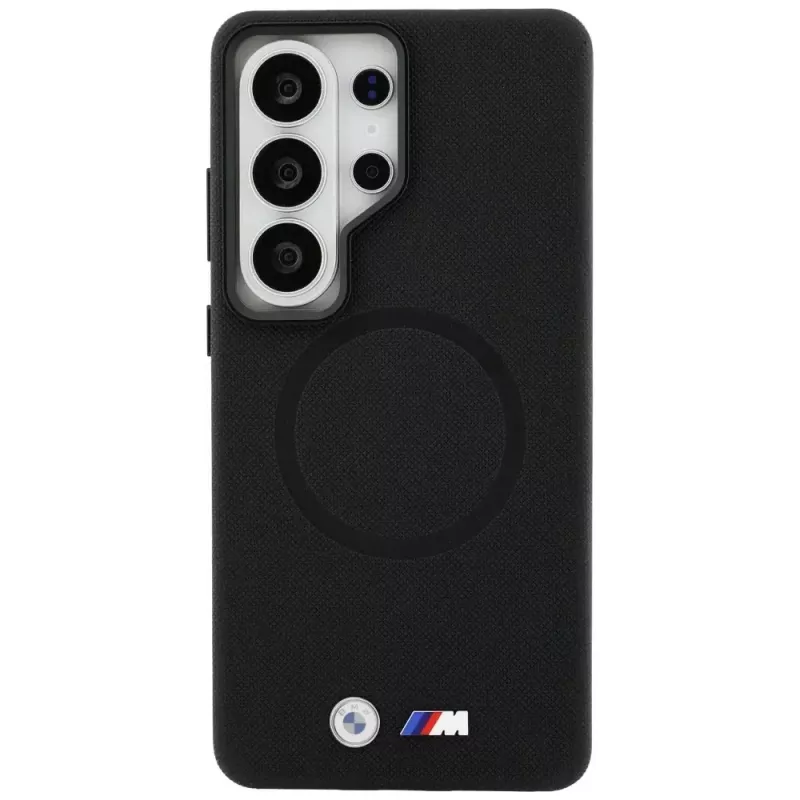 BMW M Metal Logo MagSafe Case für Samsung Galaxy S26 Ultra Schwarz
