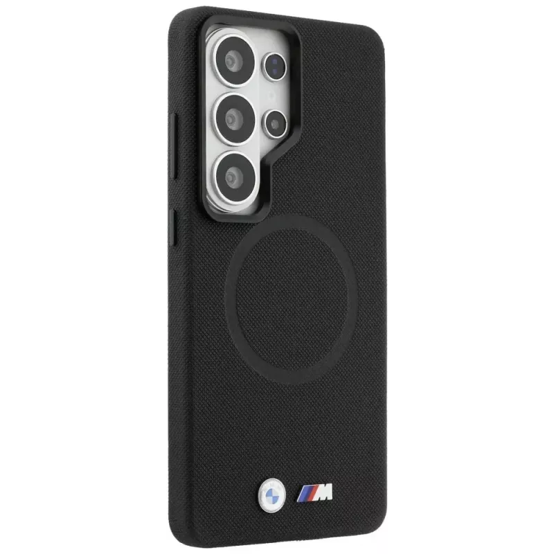 BMW M Metal Logo MagSafe Case für Samsung Galaxy S26 Ultra Schwarz