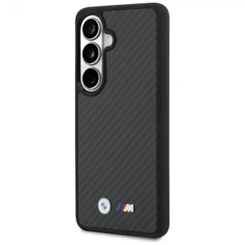 BMW M Kevlar Logo MagSafe Case für Samsung Galaxy S26 Schwarz