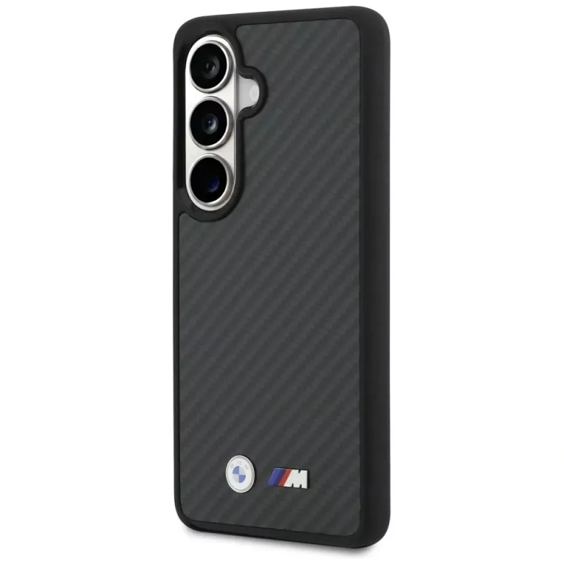 BMW M Kevlar Logo MagSafe Case für Samsung Galaxy S26 Schwarz