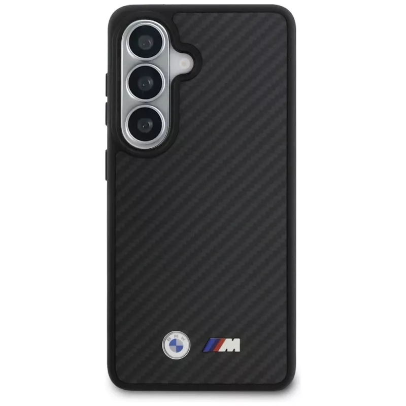 BMW M Kevlar Logo MagSafe Case für Samsung Galaxy S26 Schwarz
