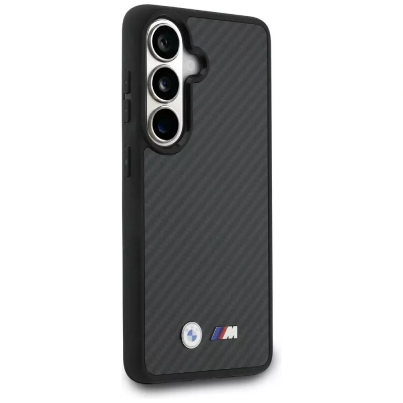 BMW M Kevlar Logo MagSafe Case für Samsung Galaxy S26 Schwarz
