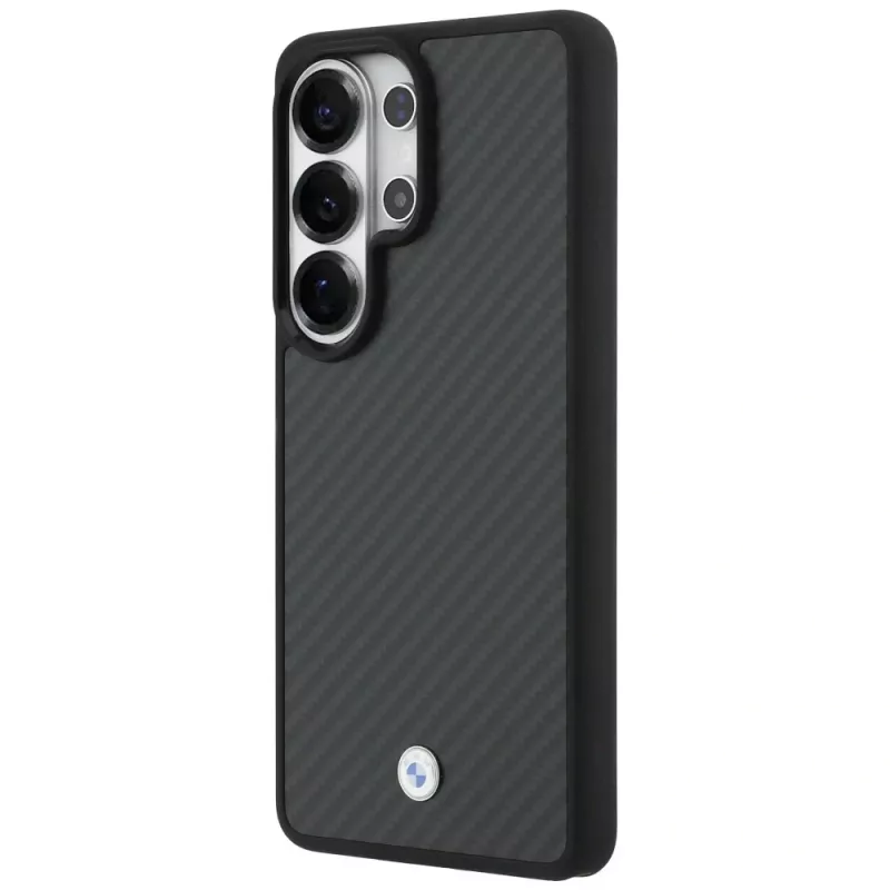 BMW Sign Magnetic Carbon Fiber MagSafe Case for Samsung Galaxy S26 Ultra Black