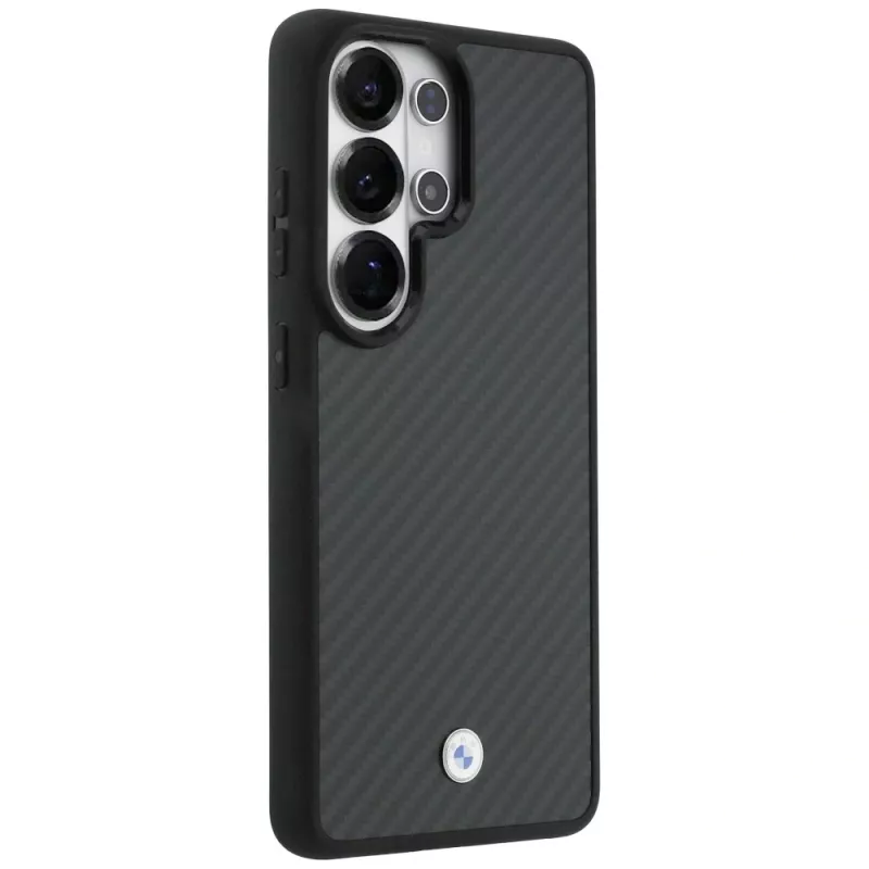BMW Sign Magnetic Carbon Fiber MagSafe Case for Samsung Galaxy S26 Ultra Black