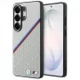 BMW Tricolor Metal Logo MagSafe Case für Samsung Galaxy S26 Ultra Grau