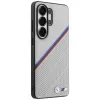 BMW Tricolor Metal Logo MagSafe Case für Samsung Galaxy S26 Ultra Grau