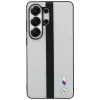 BMW Perforated Stripe Logo MagSafe Case für Samsung Galaxy S26 Ultra Grau