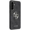 Guess Leather 4G Metal Logo Case für Samsung Galaxy A57 5G, Schwarz