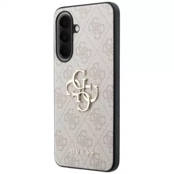 Guess Leather 4G Metal Logo Case für Samsung Galaxy A57 5G Pink