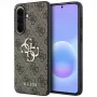 Guess Leather 4G Metal Logo Case für Samsung Galaxy A37 5G - Braun