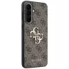 Guess Leather 4G Metal Logo Case für Samsung Galaxy A57 5G Braun
