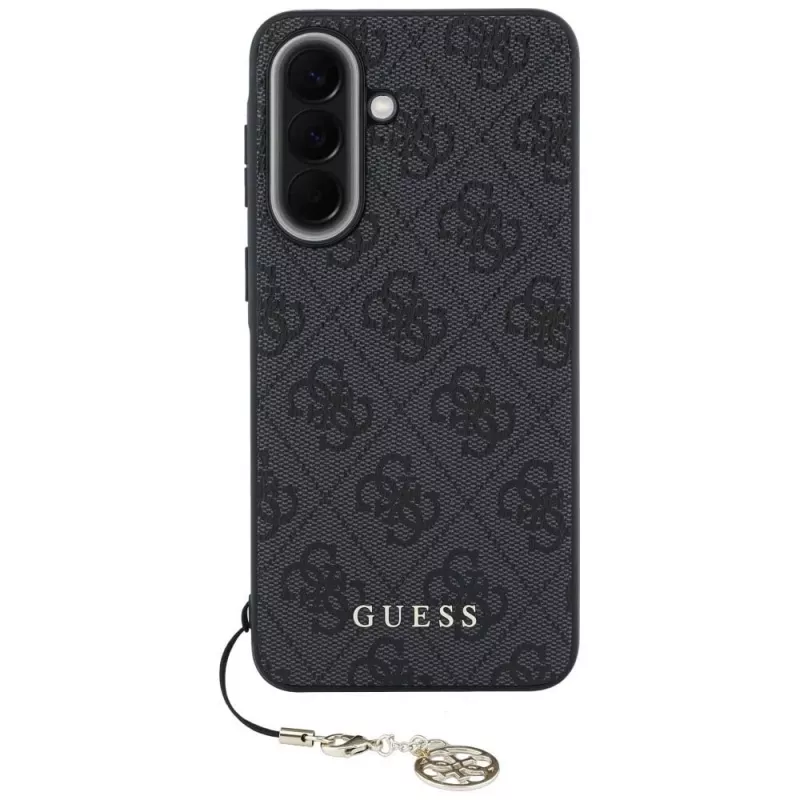 Guess 4G Charm Case für Samsung Galaxy A57 5G Schwarz