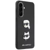 KARL LAGERFELD Protective Case für Samsung Galaxy A57 5G, Schwarz, mit Karl & Choupette Heads, Pins & Logo