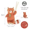 Kaloo Petit Songe Roter Panda Musik-Kuscheltier 20 cm Geschenkbox