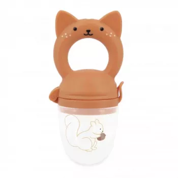 Kaloo Baby Geschenkset Fruchtbeißring + Lätzchen Grignoti das Eichhörnchen