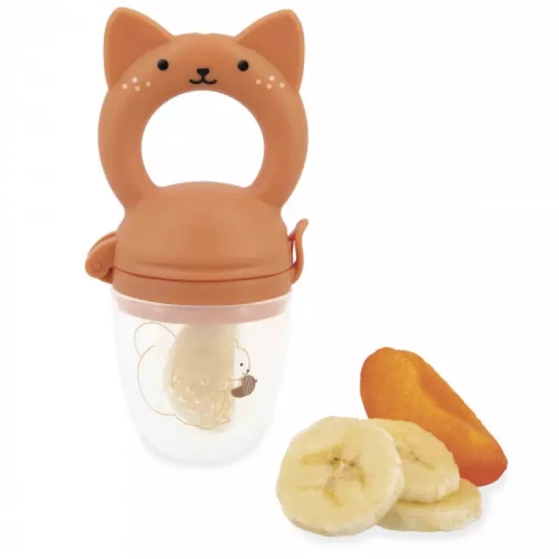 Kaloo Baby Geschenkset Fruchtbeißring + Lätzchen Grignoti das Eichhörnchen