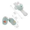 Kaloo 2-in-1 Geschenkset Maus (Rassel + Booties) Petites Chansons Kollektion