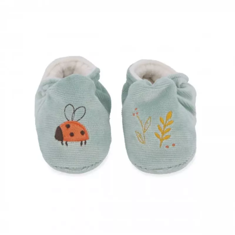 Kaloo 2-in-1 Geschenkset Maus (Rassel + Booties) Petites Chansons Kollektion