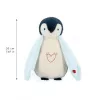 Kaloo Complices Penguin Plush Night Light mit 7-Farben-LED und Schlafliedern