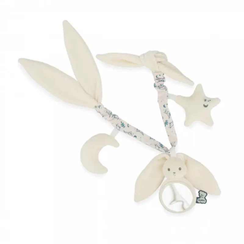 Kaloo Lapinoo Kinderwagen-Aktivitätskette Creme Hase