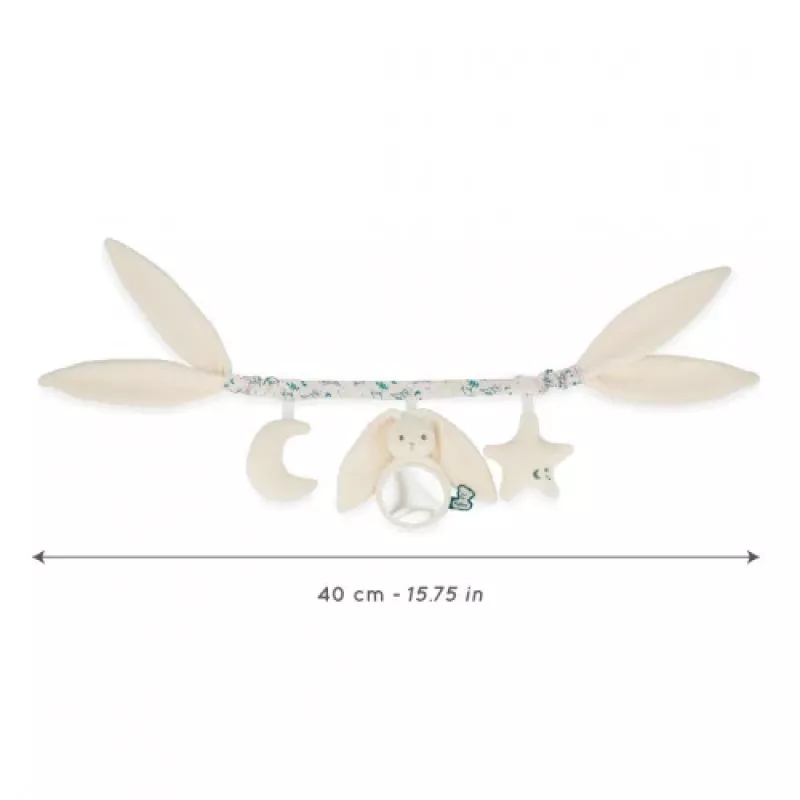 Kaloo Lapinoo Kinderwagen-Aktivitätskette Creme Hase