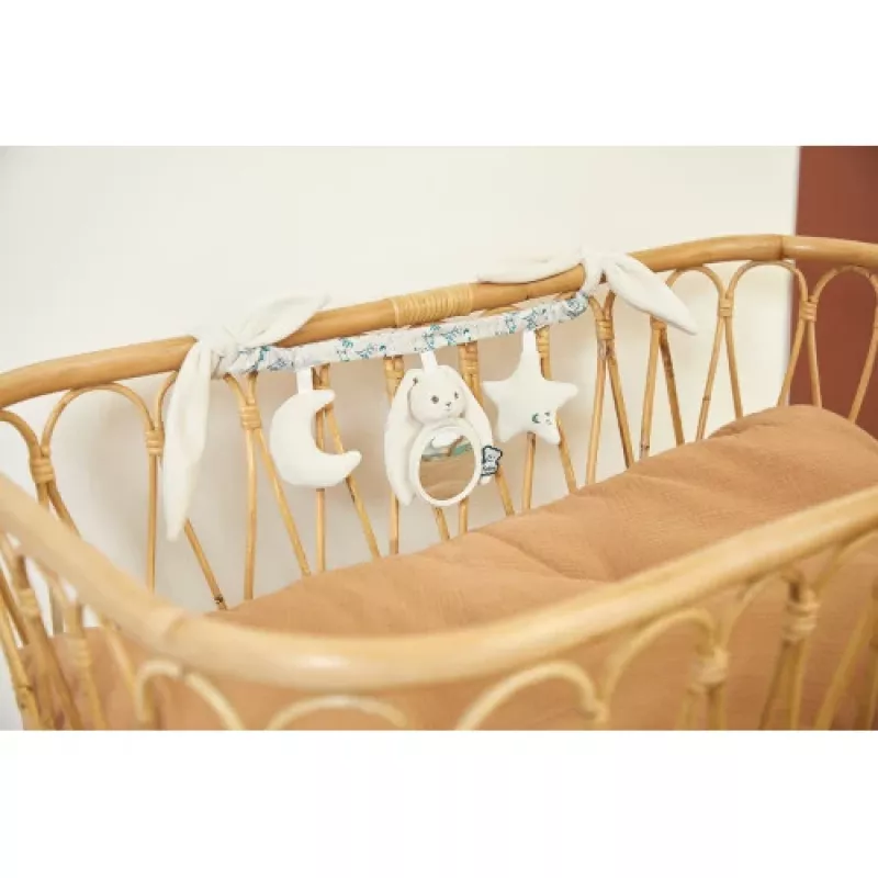 Kaloo Lapinoo Kinderwagen-Aktivitätskette Creme Hase
